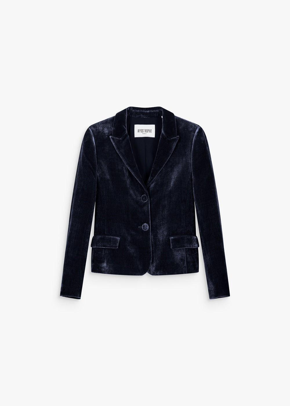 Veste cintrée velours discount femme