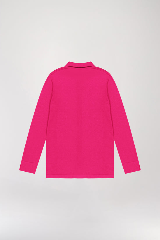 Raspberry wool shirt