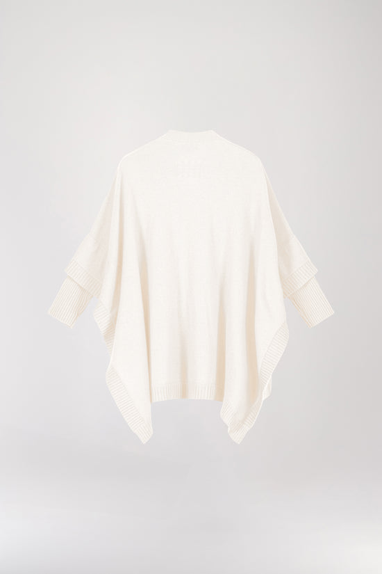 Off-white cape sweater