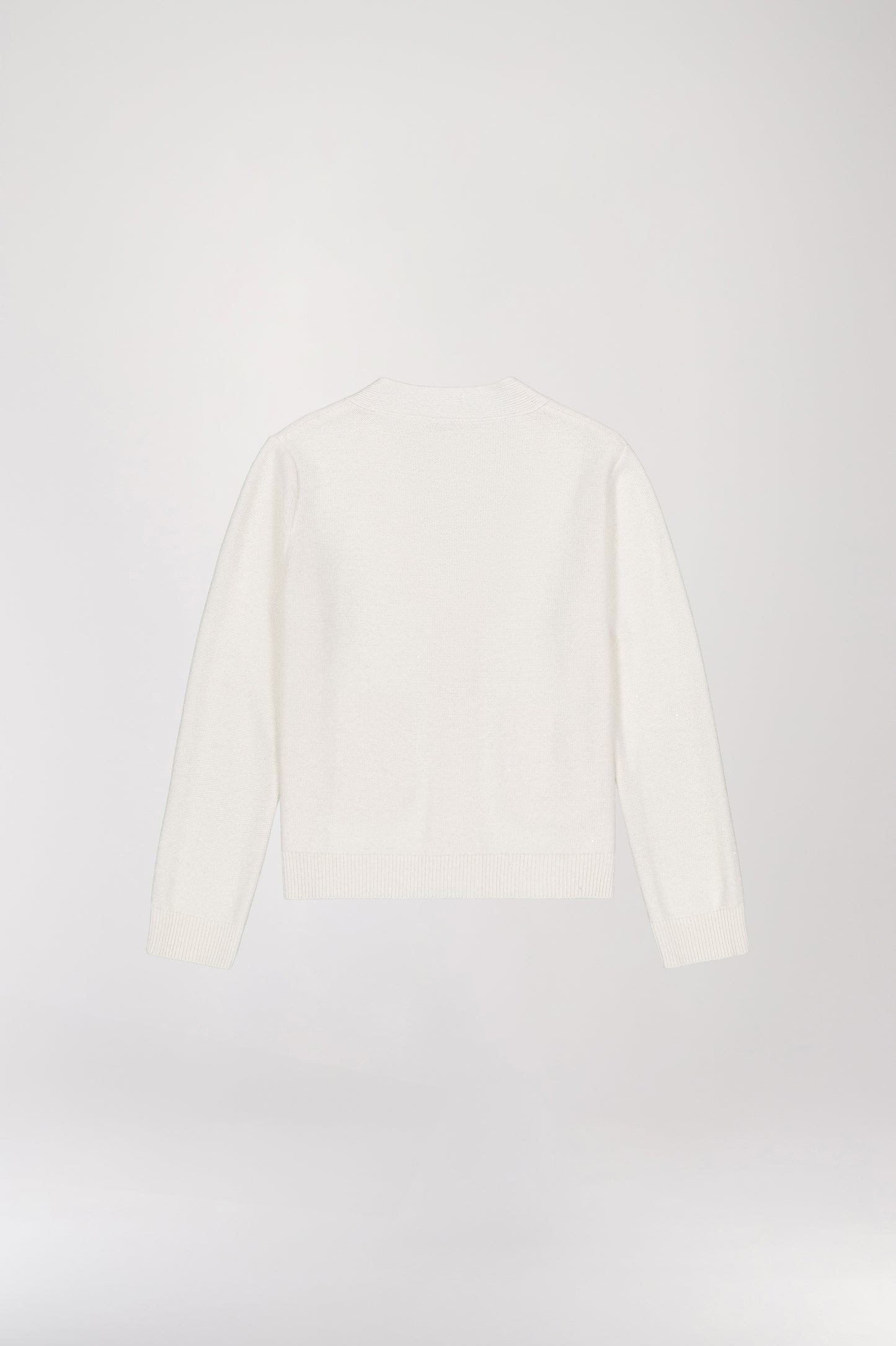 Cardigan en cachemire blanc cassé