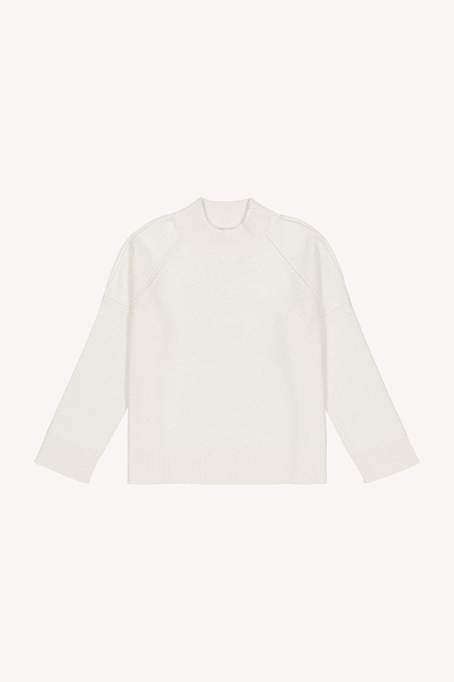Off-white visible stitching sweater