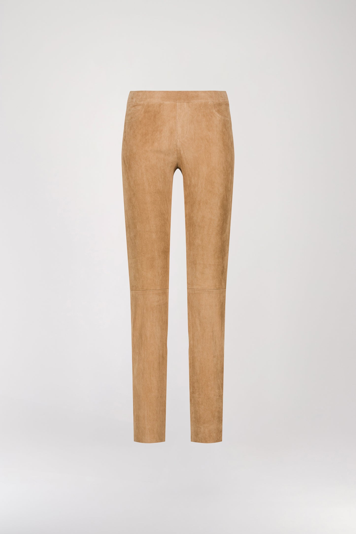 Pantalon en daim beige