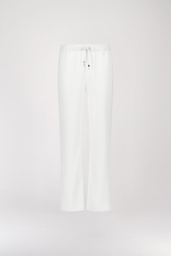 Pantalon fluide large blanc cassé