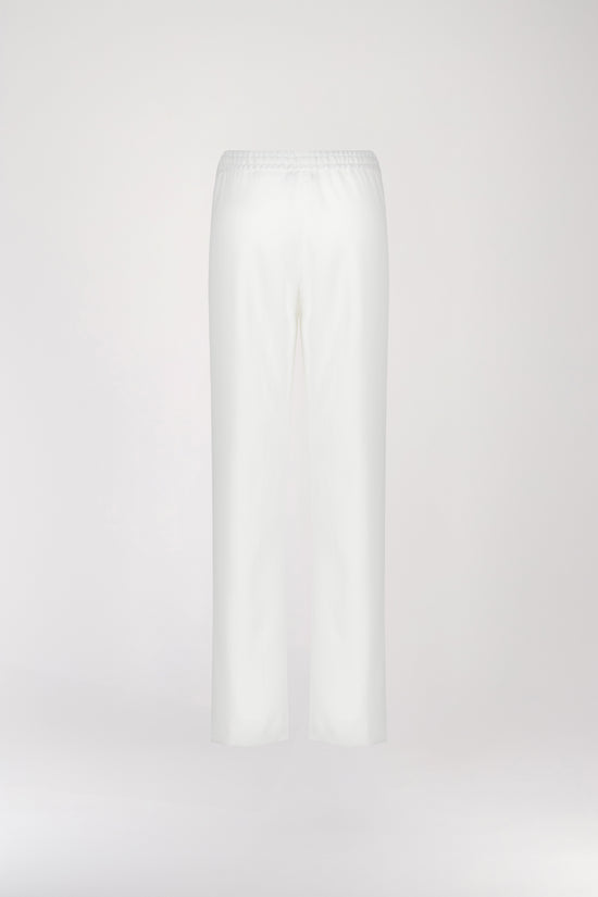 Pantalon fluide large blanc cassé