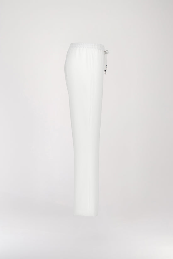 Pantalon fluide large blanc cassé