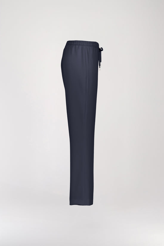 Navy wide flowing pants