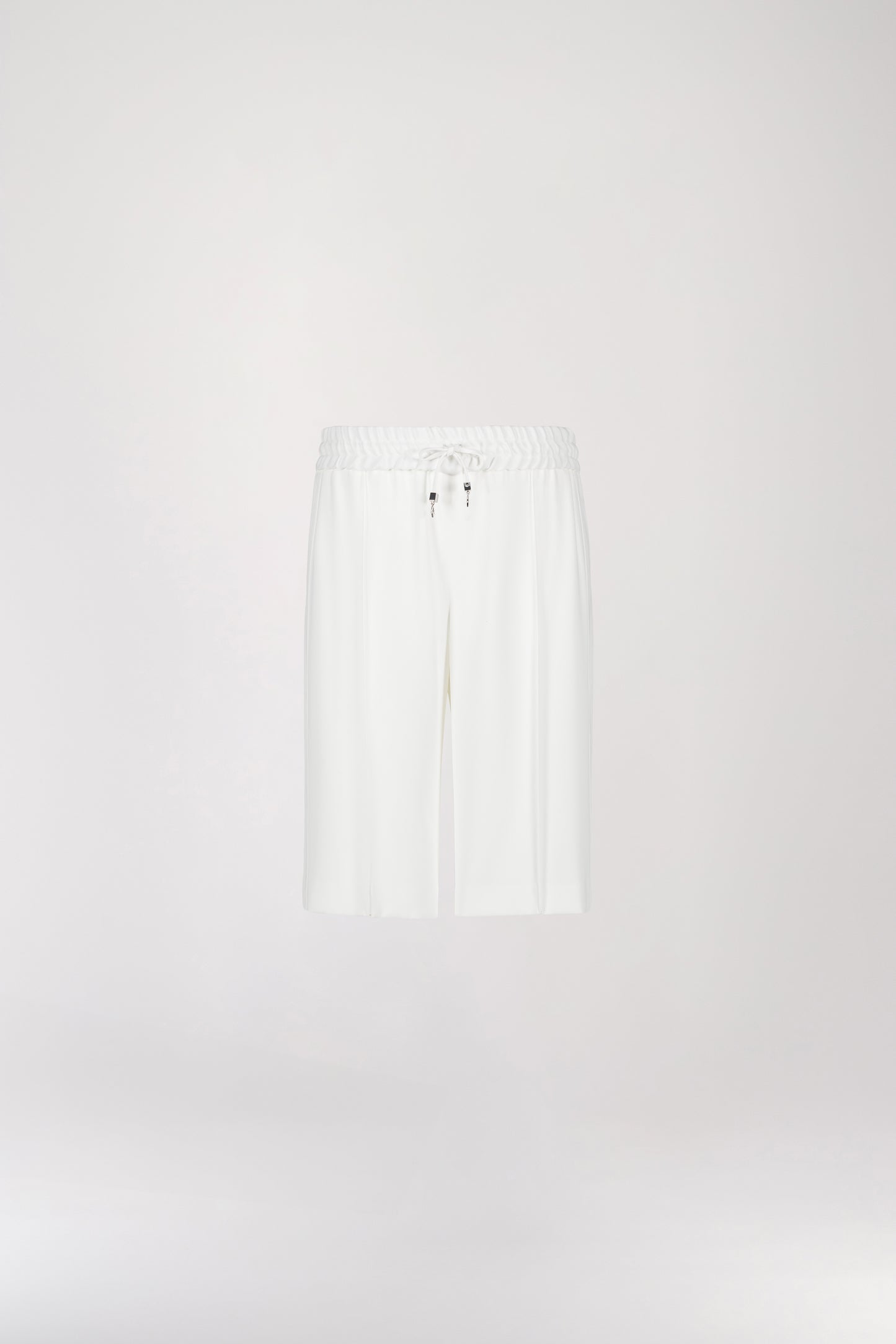 White straight shorts