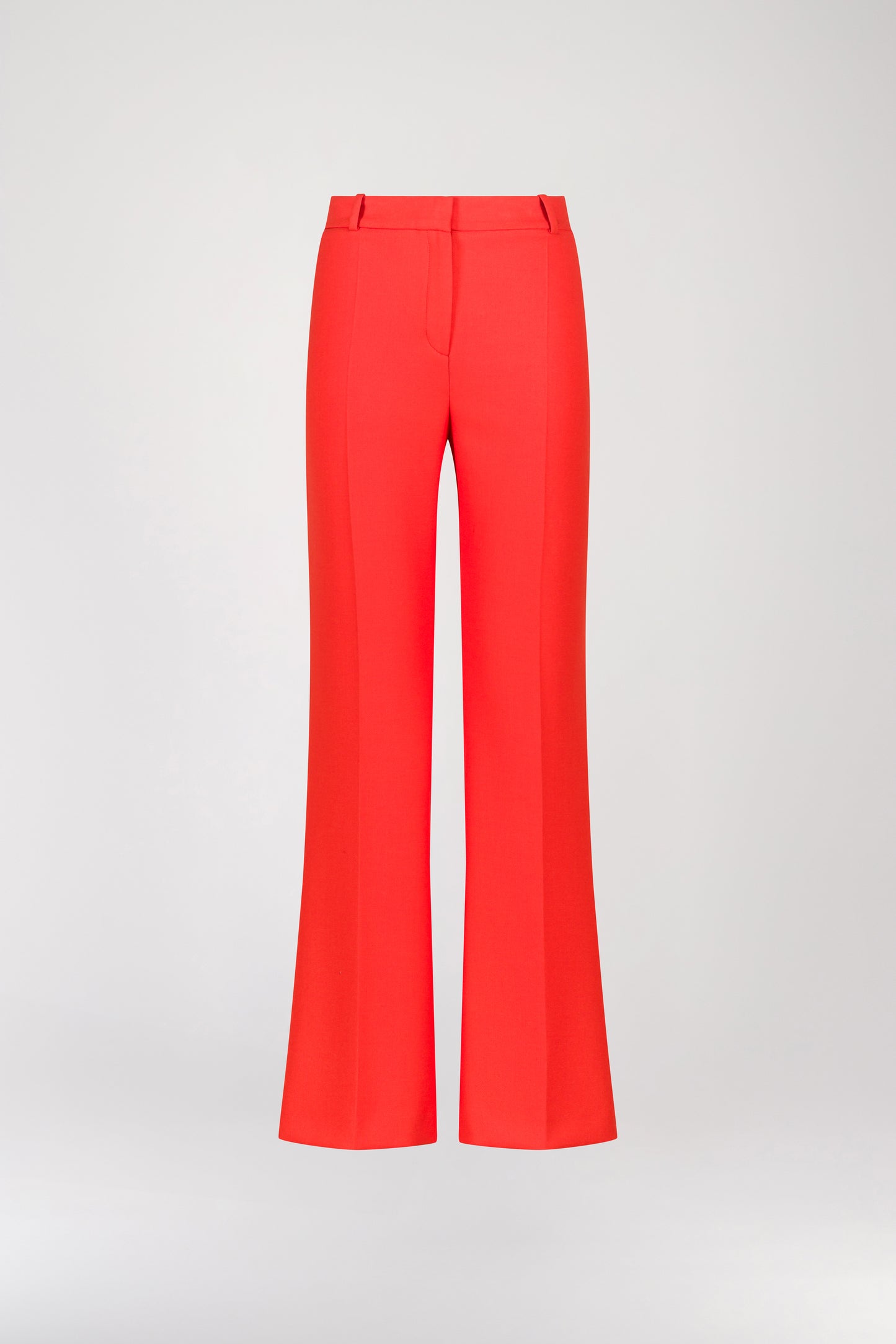 Pantalon droit orange vif