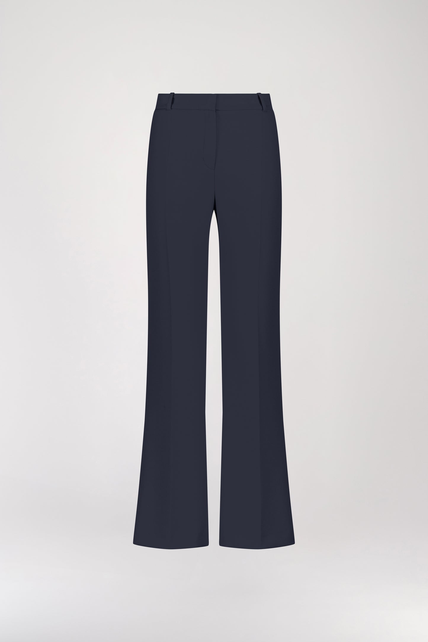 Navy flowing straight pants