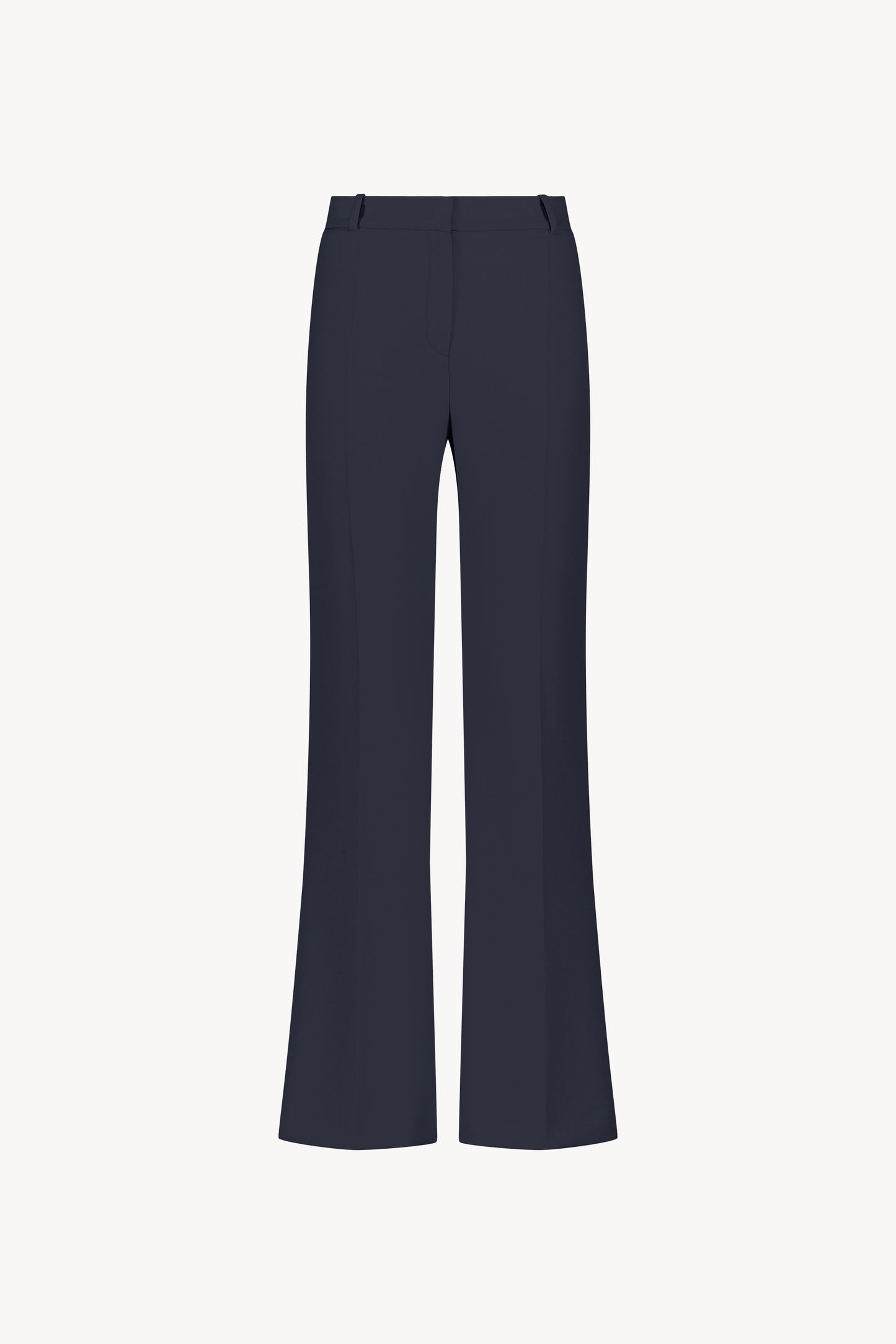 Pantalon droit fluide marine poches italiennes avant et poches passepoilés arrières