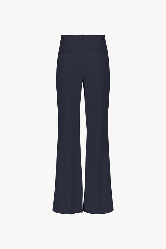 Pantalon droit fluide marine coupe droite fluide