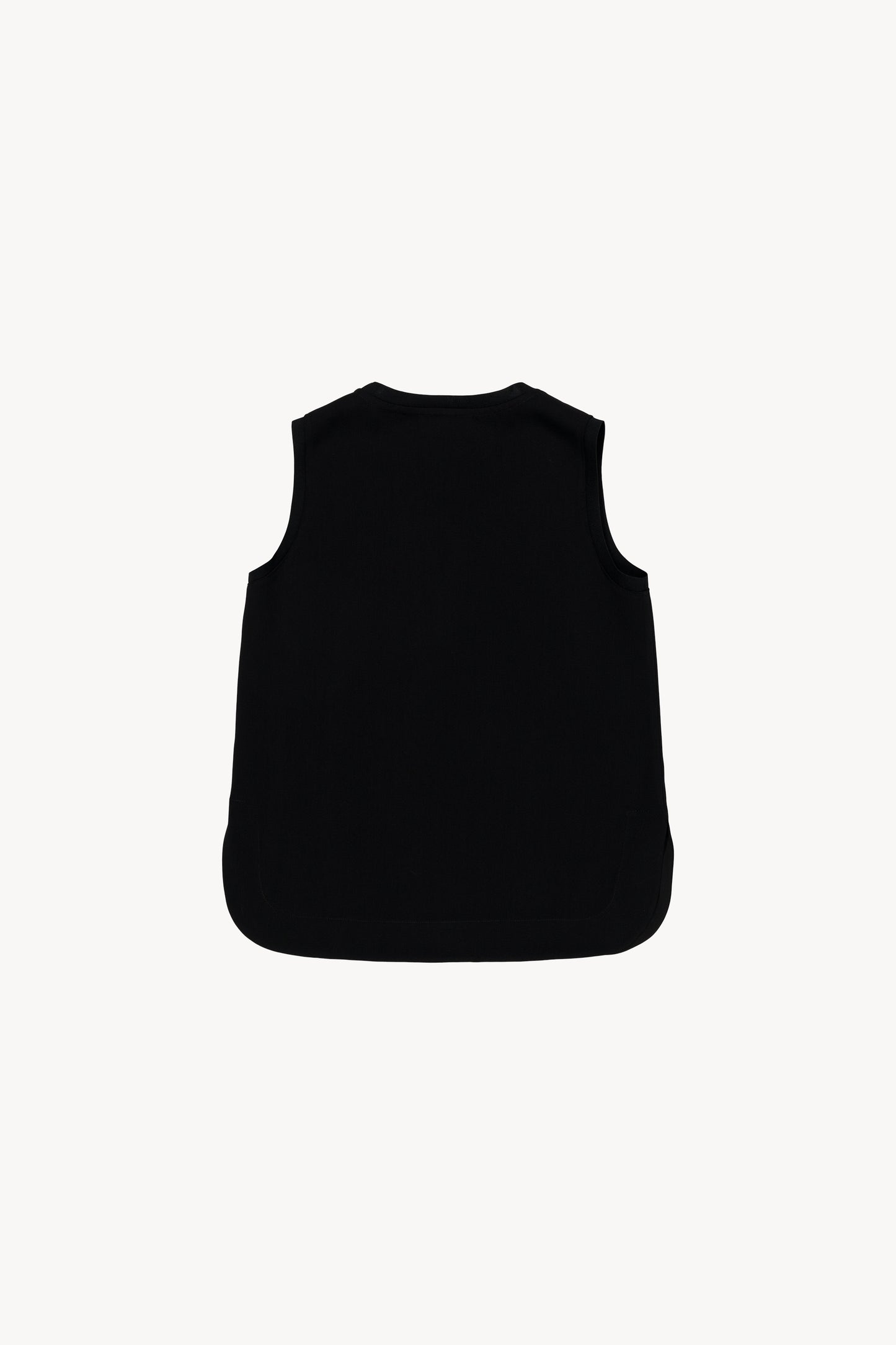 Top ample sans manche noir