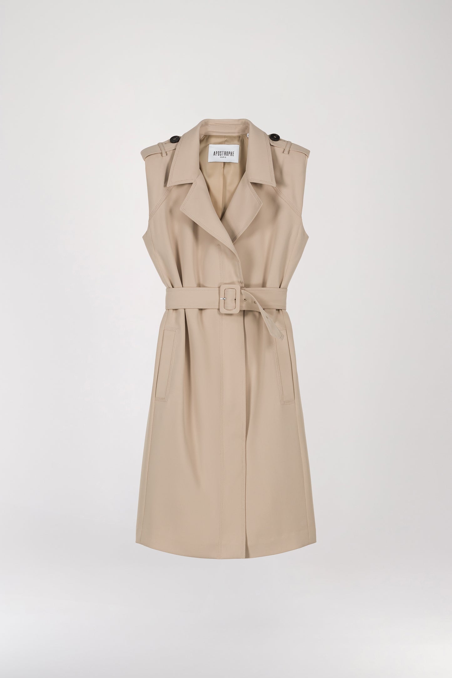 Robe trench beige