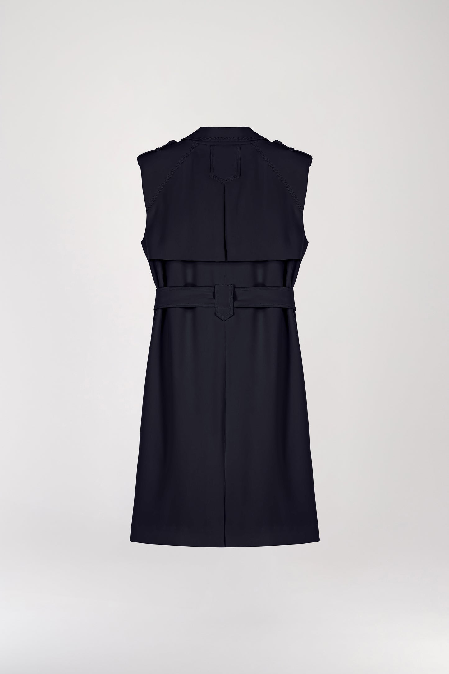 Navy trench dress