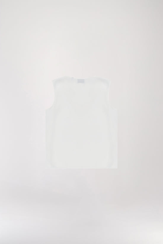 Off-white embroidered V-neck tank top