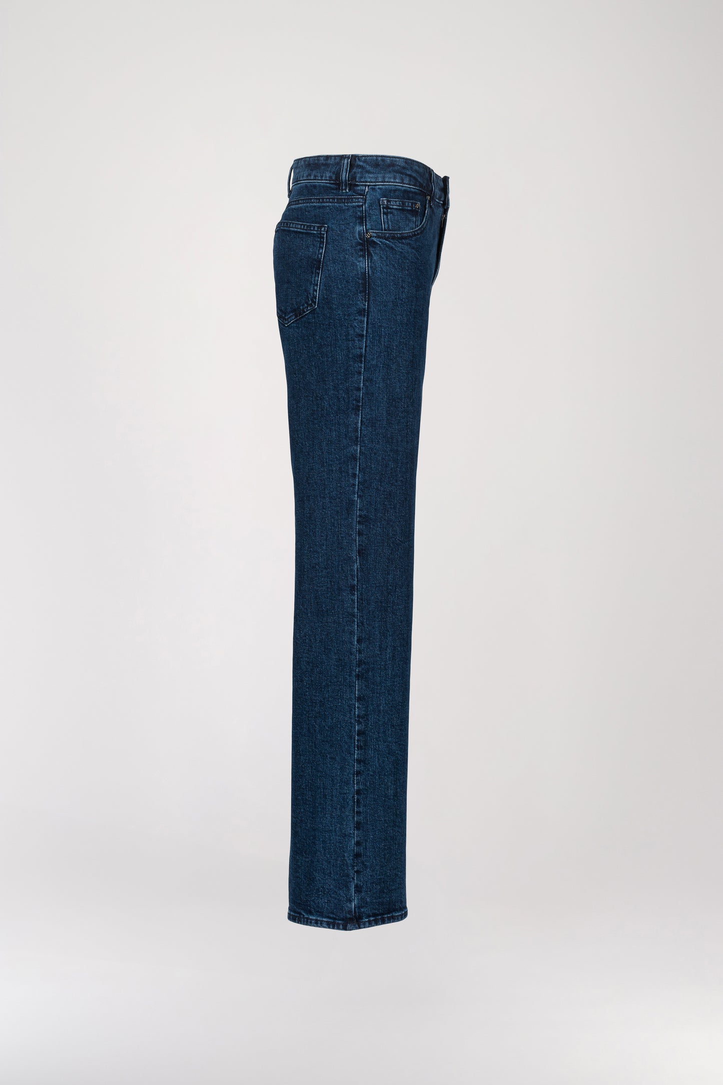 Jeans large bleu denim