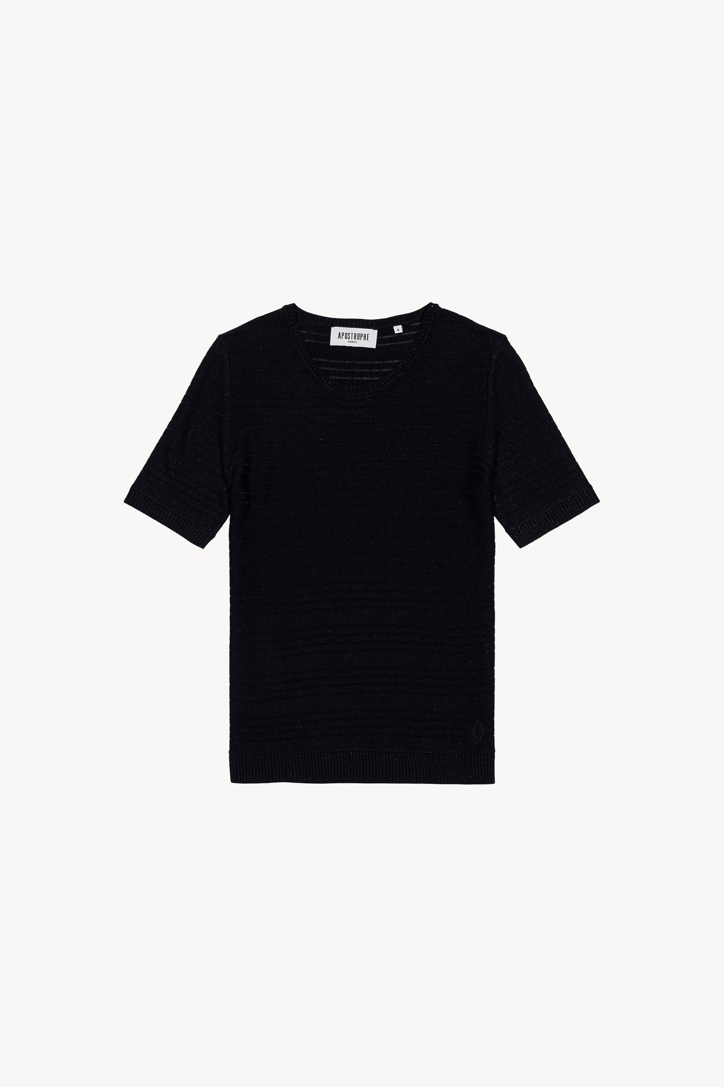 Pull à manches courte marine