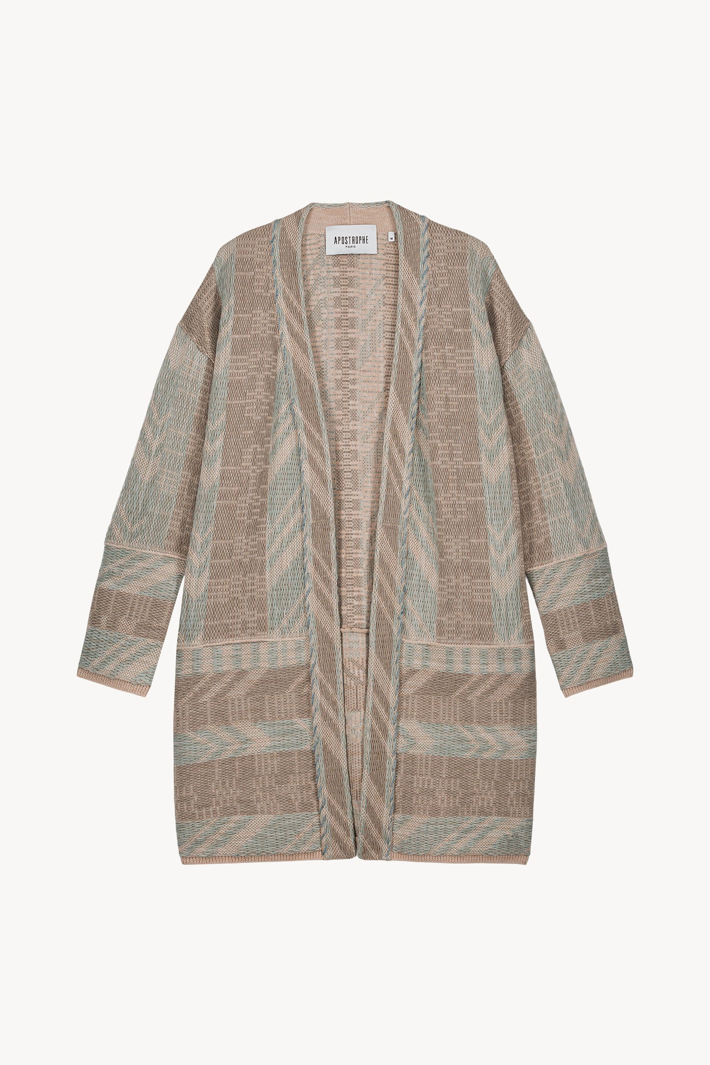 Ce manteau en laine mérinos style kimono, doux et chaud