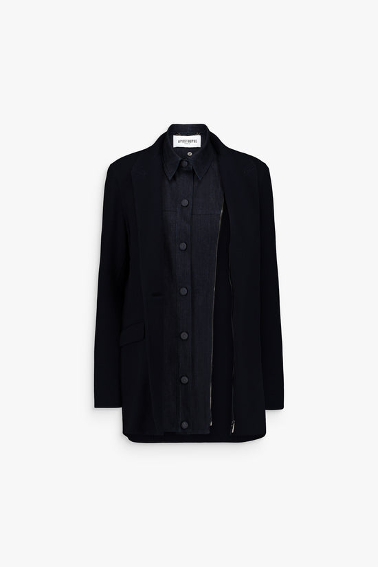 Veste chemise marine