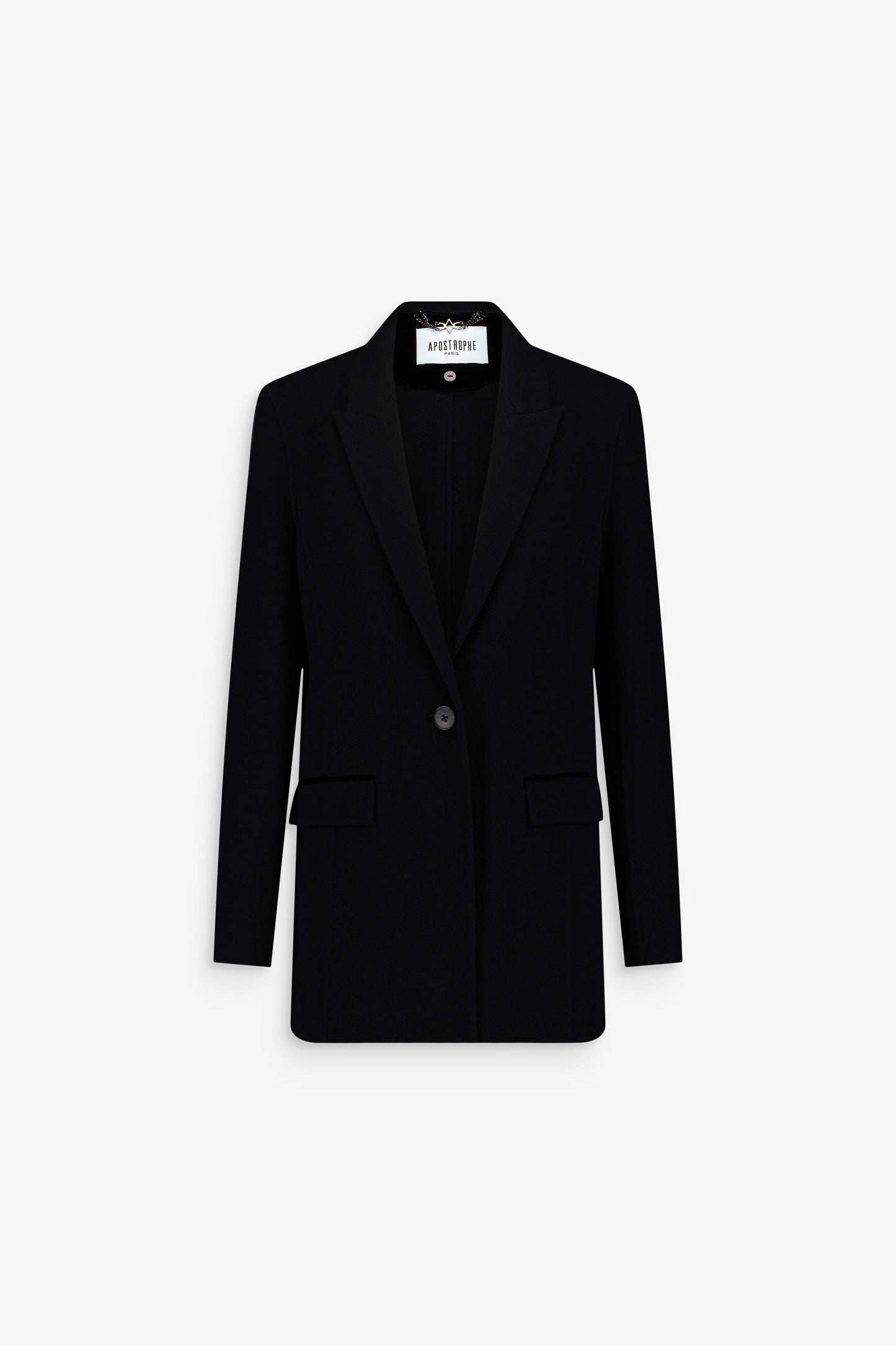 Veste noire cintrée