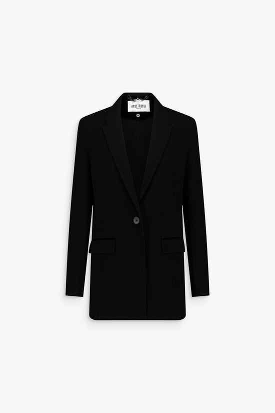 Veste noire cintrée