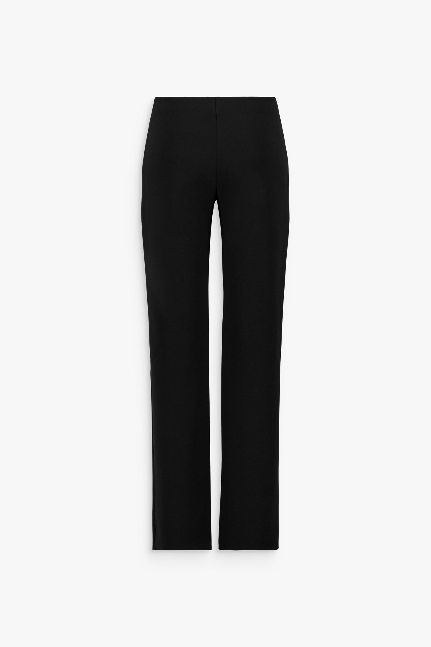 Pantalon droit noir, confort et sobriété pour un style raffiné.