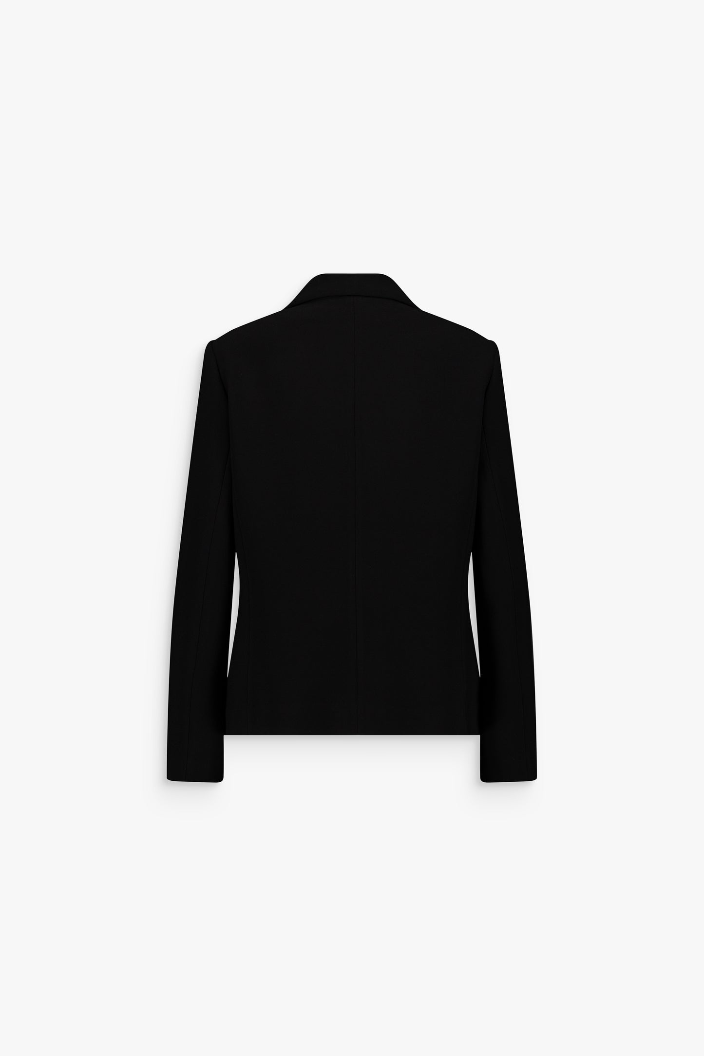 Veste noire ajustée, tombé parfait, idéale pour bureau ou soirée élégante.