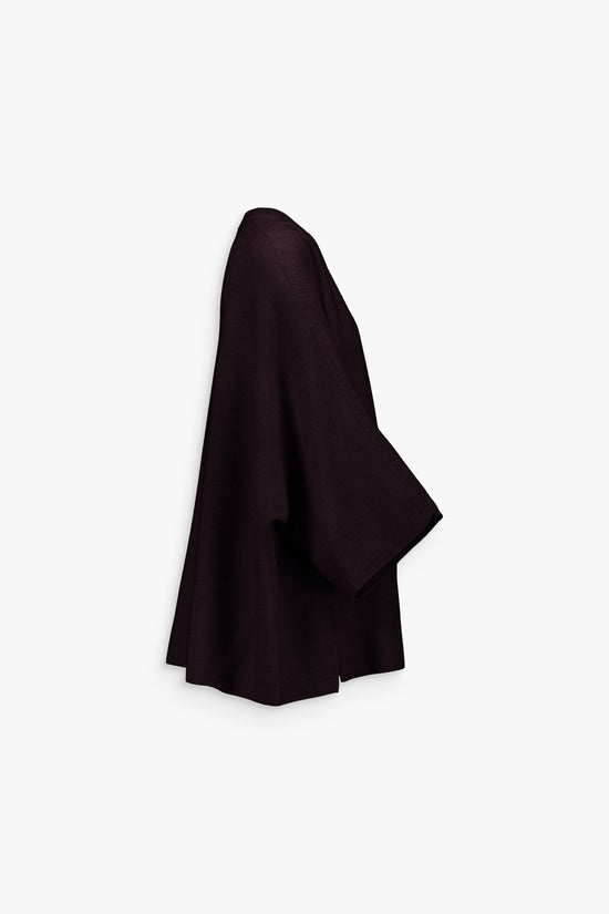 Pull femme grenat, coupe droite et matière noble, style élégant.