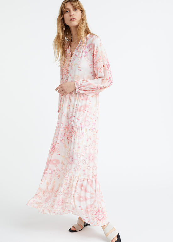 Robe maxi imprimé psychédélique