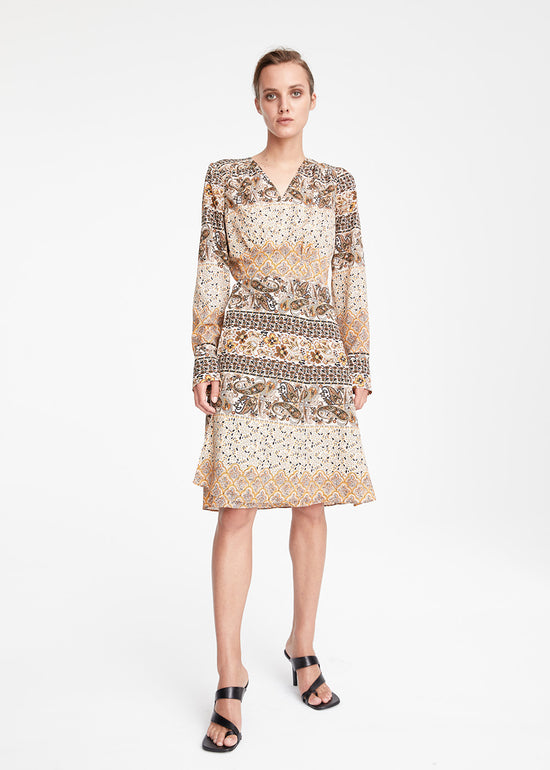 Robe Lia imprimé cachemire