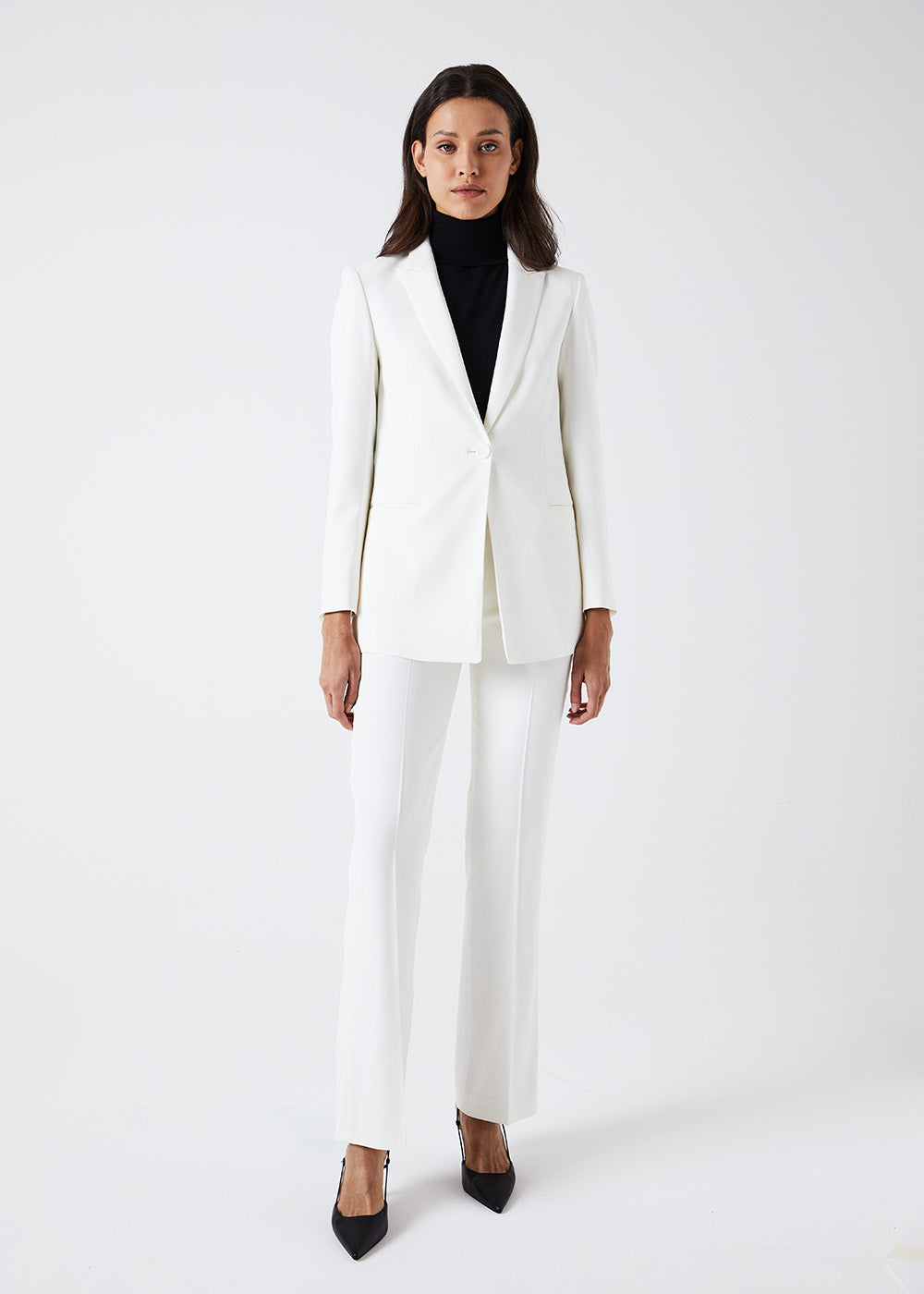 PANTALON CRÊPE ENVERS SATIN