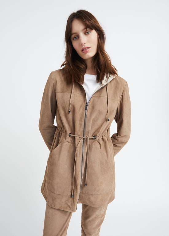 Manteau en daim double-face