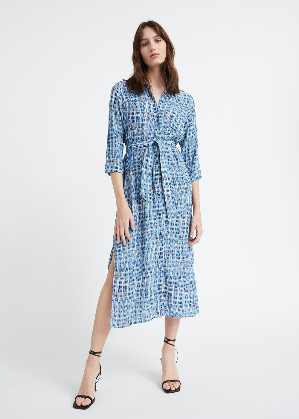 Robe chemise imprimée