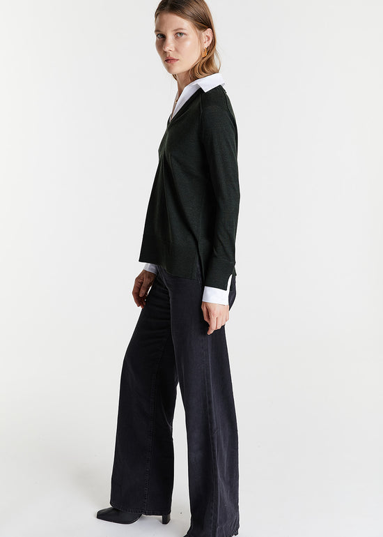 PULL CHEMISE KAKI