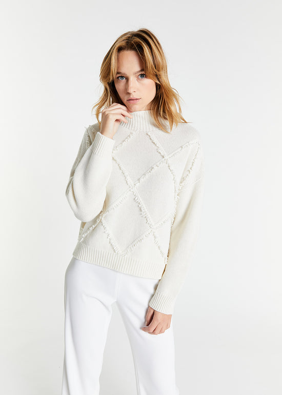 Pull col cheminée