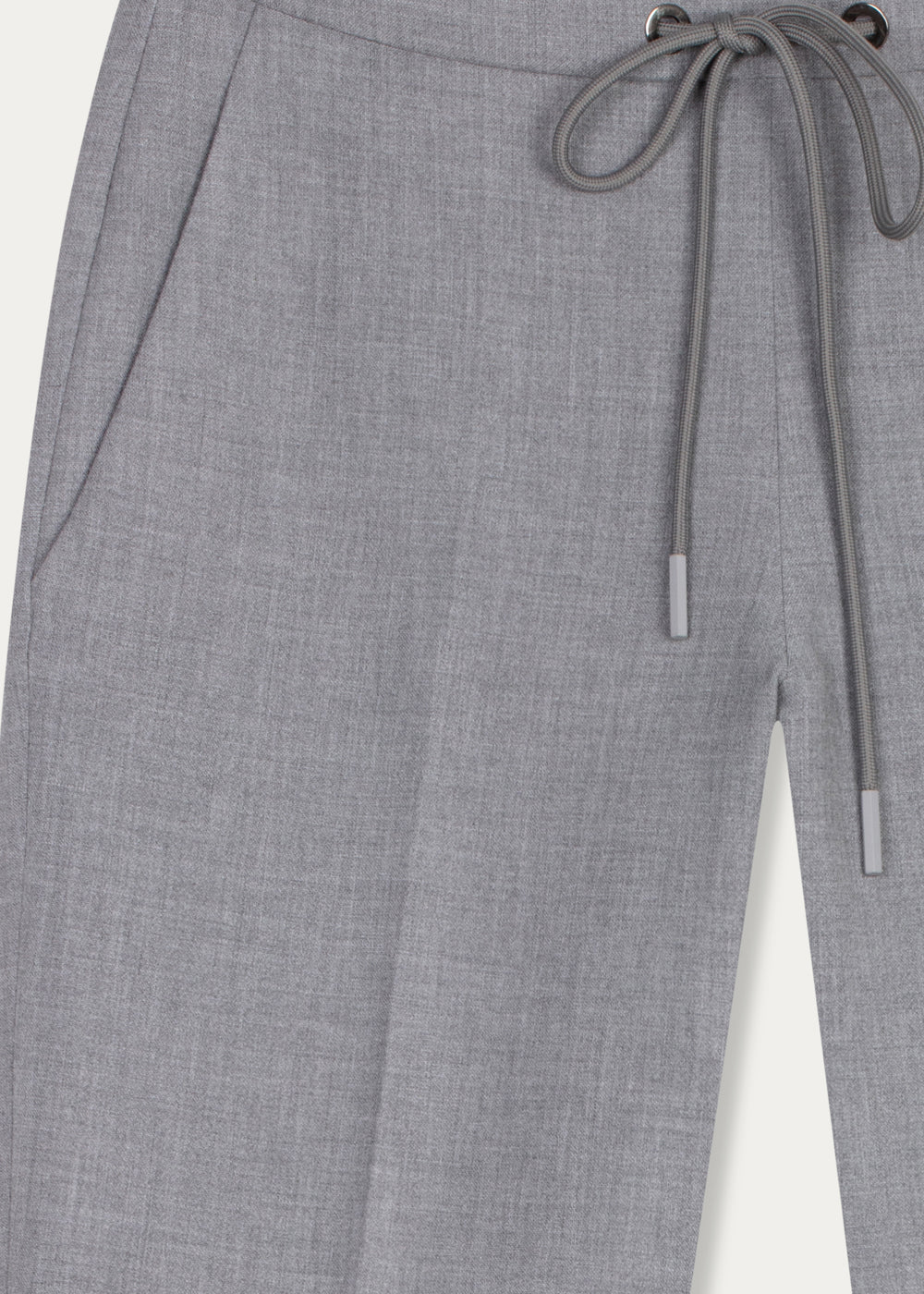 Pantalon avec cordon de serrage gris