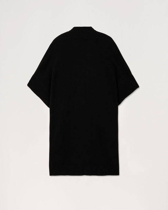 CARDIGAN EN LAINE ET CACHEMIRE A MANCHES KIMONO NOIR