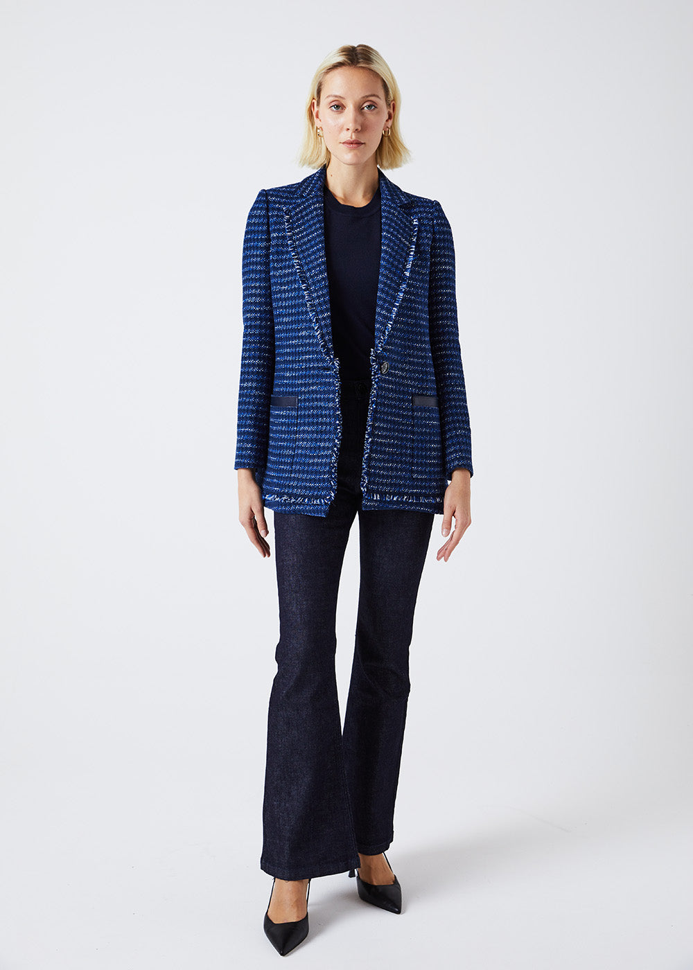 VESTE BLAZER EN TWEED