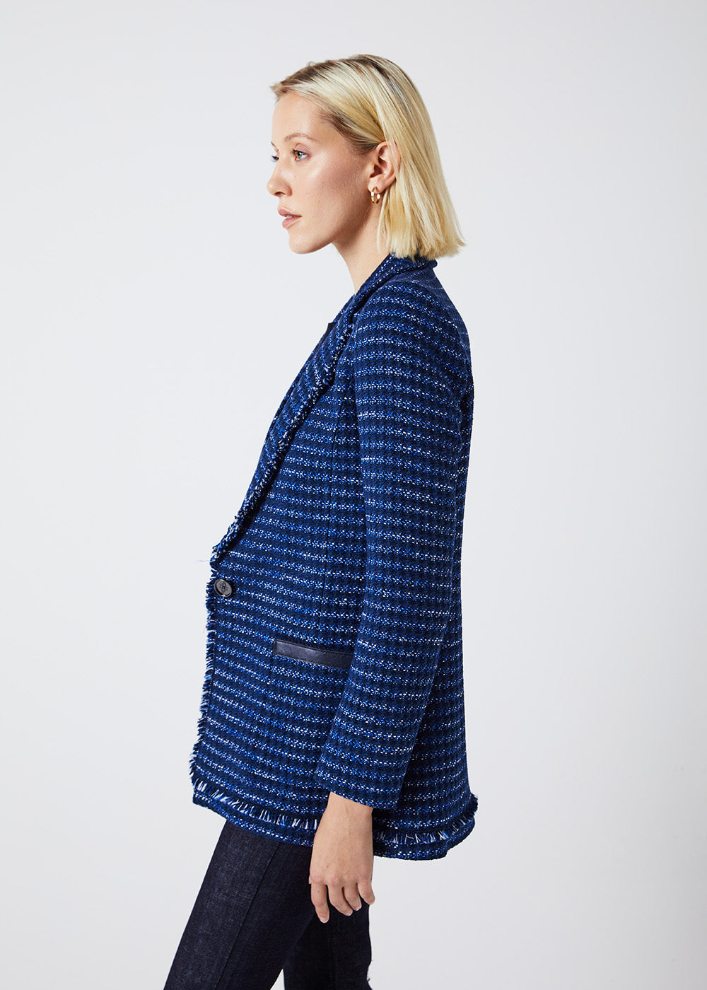 VESTE BLAZER EN TWEED